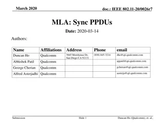 IEEE 802.11-20/0026r7 Update March 2020: Motions, Considerations & Terminology