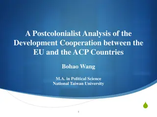 Postcolonial Analysis of EU-ACP Development Cooperation