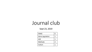 DNA Methylation Studies in Various Health Conditions