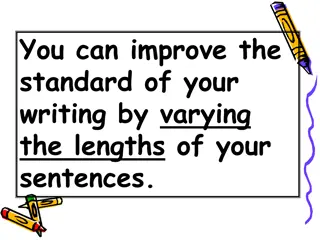 Writing Improvement Tips: Sentence Structure Variety Guide