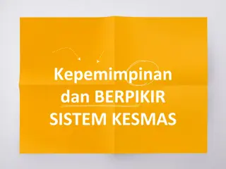 Systems Thinking in Public Health Leadership