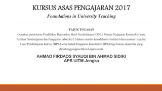 Constructive Alignment in Integrated Language Skills II Course