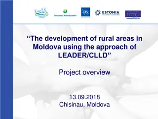 Development of Rural Areas in Moldova with LEADER/CLLD Approach