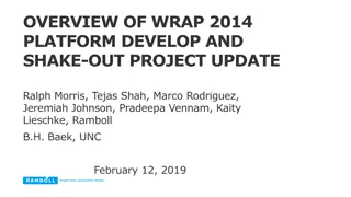 2014 Platform Shake-Out Project Update Overview