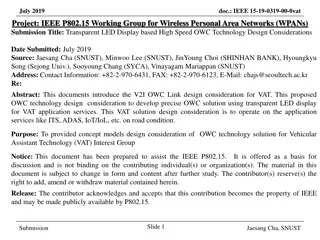 LED Display Technology Design Considerations for Vehicular Assistant Applications