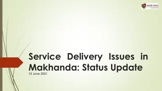 Latest Update on Service Delivery Challenges in Makhanda