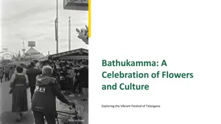 Bathukamma: A Celebration of Flowers and Culture in Telangana