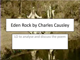Analyzing Eden Rock by Charles Causley