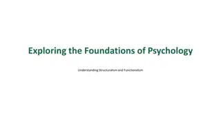 Exploring the Foundations of Psychology: Structuralism vs. Functionalism