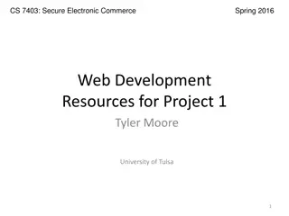 Secure Electronic Commerce Development Resources and Project Teams Overview