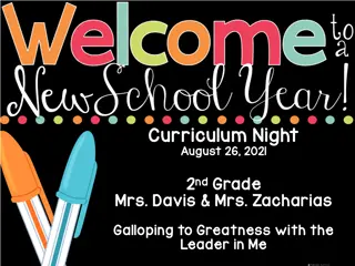 Exciting Update: 2nd Grade Curriculum Night with Mrs. Davis & Mrs. Zacharias