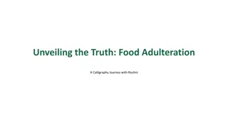 Unveiling the Truth: Food Adulteration - A Calligraphy Journey with Roshni