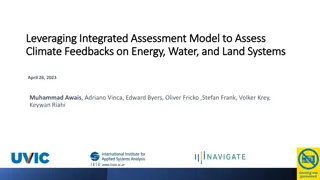 Assessing Climate Feedbacks on Energy, Water, and Land Systems for Sustainable Development