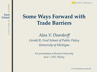 Evolution of Trade Barriers: Past, Present, and Future Trends