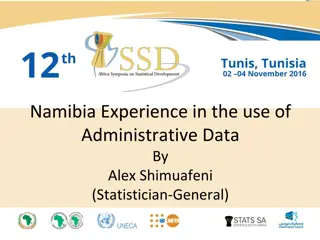 Namibia's Administrative Data Use: Insights from Statistician-General Alex Shimuafeni
