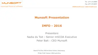 Innovative Solutions for Municipalities: Munsoft Presentation Highlights