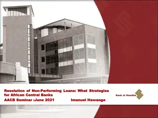 Strategies for Non-Performing Loans Recovery in African Central Banks Seminar