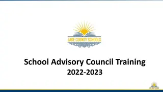 Understanding the Role of School Advisory Councils