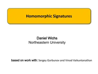 Fully Homomorphic Signatures and Encryption Overview