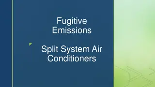 Fugitive Emissions in Split System Air Conditioners