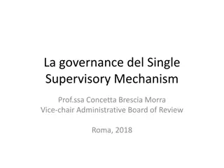 Single Supervisory Mechanism Governance and Decision-making Process
