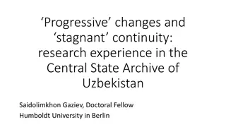 Research Experience in Central State Archive of Uzbekistan