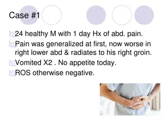 Abdominal Pain Cases: Appendicitis Diagnosis and Treatment