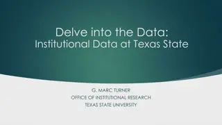 Unlocking Institutional Data Insights at Texas State University