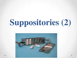 Suppository Bases and Preparation Guide