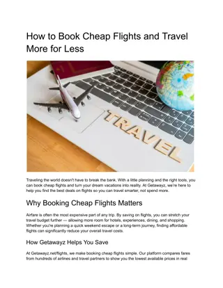 Book Cheap Flights with Getawayz – Save Big on Your Next Adventure