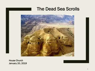 Dead Sea Scrolls: Discovery and Significance