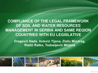 Comparative Analysis of Soil and Water Management Legal Framework in Serbia and the Balkan Region