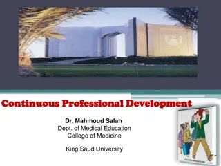 Understanding Continuous Professional Development in Medicine