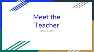 Teacher's Corner: Classroom Schedule, Remote Learning Expectations, and Curriculum Overview