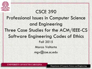 Software Engineering Ethics Case Study: George Babbage's Dilemma