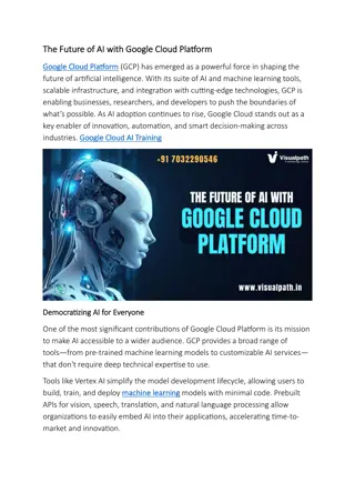 Best Google Cloud AI Training in Ameerpet - Visualpath