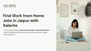 Find Work from Home Jobs in Jaipur with Salarite