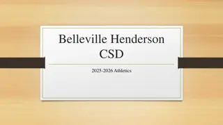 Belleville Henderson CSD Athletics Overview 2025-2026