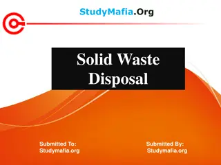 Effective Solid Waste Disposal Methods for Environmental Sustainability