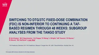 Non-Inferiority of Switching to DTG/3TC FDC in HIV-1 Infected Adults