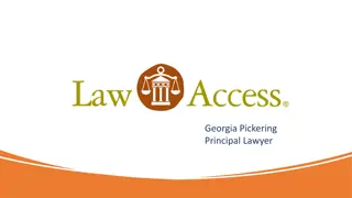 Pro Bono Referral Service for Legal Assistance in Georgia Pickering Law Firm