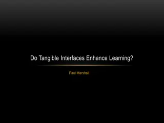 Tangible Interfaces in Learning: Enhancing Education with Hands-On Experience