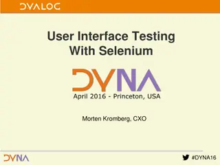 Automating Browser Testing with Selenium and Dyalog APL