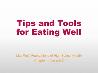 Keys to Building a Healthy Diet for High School Students
