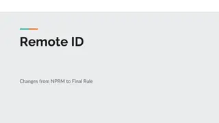 Changes in FAA Remote ID Regulations from NPRM to Final Rule