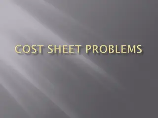 Prime Cost Calculation and Breakdown for Production Operations