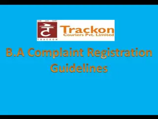 Effective Complaint Registration Guidelines for B.A. Services