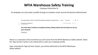 Warehouse Safety Training Portal - Employee Profile Creation Guide