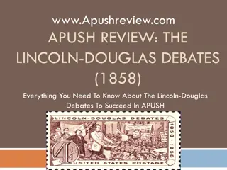Lincoln-Douglas Debates 1858: Key Events and Results