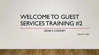 Guest Services Training Overview on Community, Belonging, and Mission